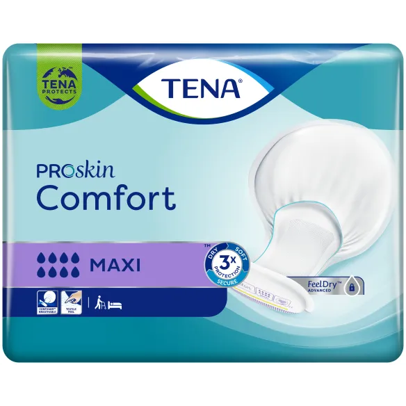 Pannoloni Sagomati TENA Comfort ProSkin Maxi Taglia Unica
