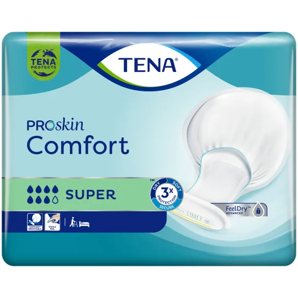 Pannoloni Sagomati TENA Comfort ProSkin Super Taglia Unica