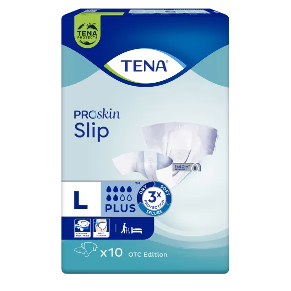 TENA Slip ProSkin Plus Taglia L: Pannolone Mutandina per Incontinenza
