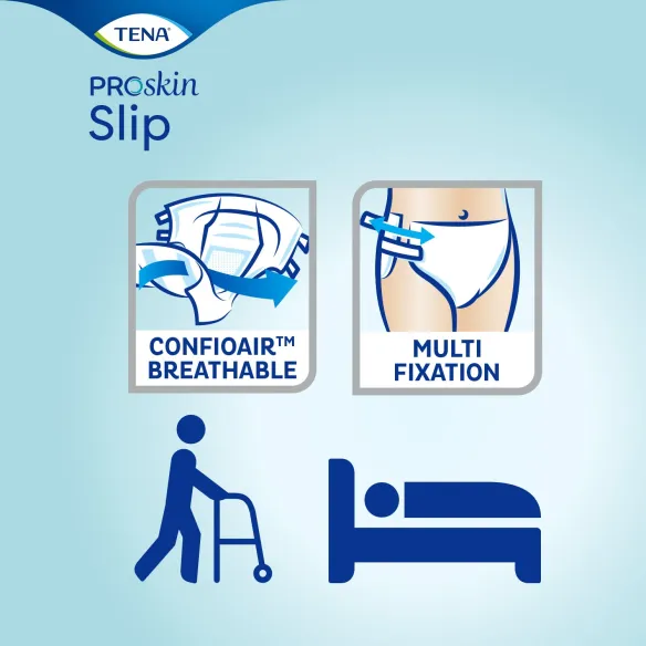TENA Slip ProSkin Plus Taglia L: Pannolone Mutandina per Incontinenza