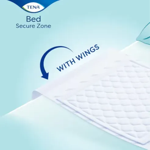 TENA Bed Plus Wings: Traversa Assorbente Notturna con Ali