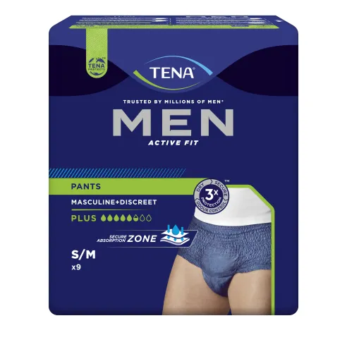 TENA Men Slip Boxer Active Fit Pants Plus: Protezione e Comfort