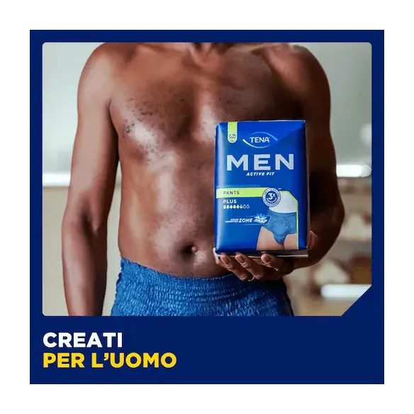 TENA Men Slip Boxer Active Fit Pants Plus: Protezione e Comfort