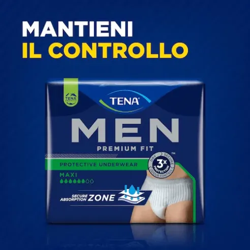 TENA Men Slip Premium Fit: Protezione Avanzata Incontinenza