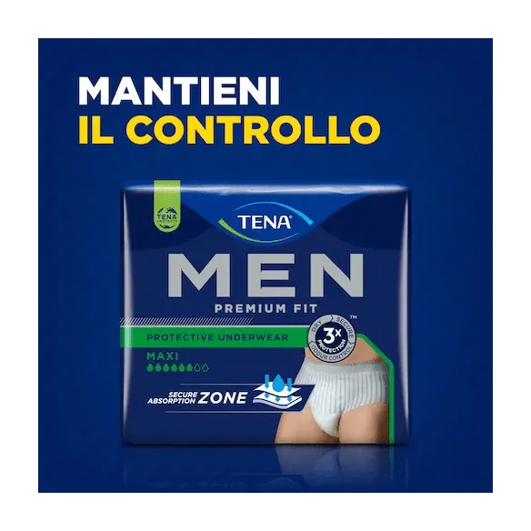 TENA Men Slip Premium Fit: Protezione Avanzata Incontinenza