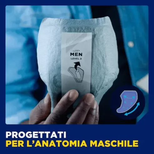 TENA Men: Assorbenti Maschili con scudo protettivo Monouso
