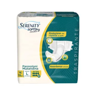 Serenity SoftDRY Extra Sensitive Pannolone Mutandina Taglia L 2