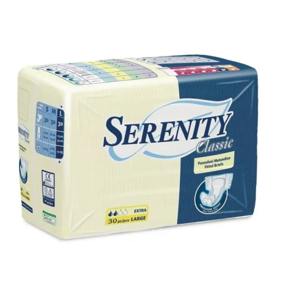 Serenity Classic Extra Pannolone Mutandina Incontinenza Taglia L