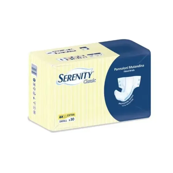Serenity Classic Extra Pannolone Mutandina Incontinenza Taglia S