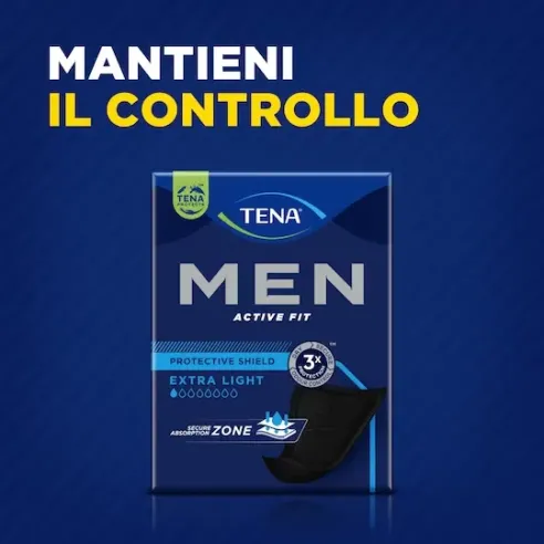 TENA Men: Assorbenti Maschili con scudo protettivo Monouso Livello 0