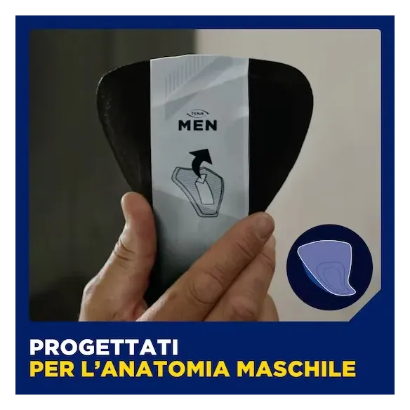 TENA Men: Assorbenti Maschili con scudo protettivo Monouso Livello 0
