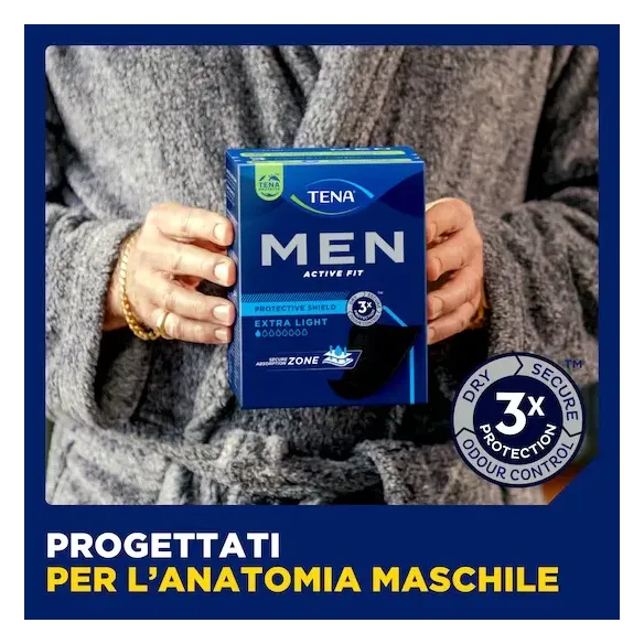TENA Men: Assorbenti Maschili con scudo protettivo Monouso Livello 0