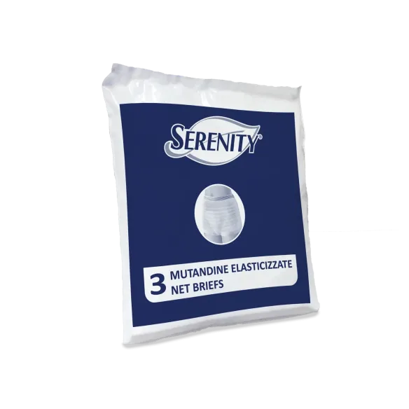 Serenity Mutande a Rete  Contenitive Taglia M Riutilizzabili