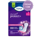 Tena Discreet Protect+ Maxi Night Assorbenti per Perdite Urinarie