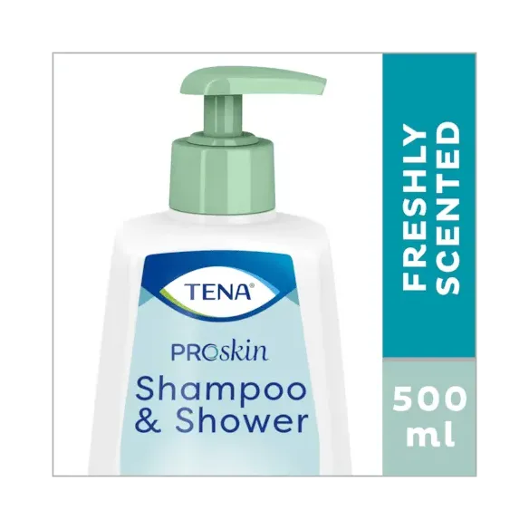 Tena Shampoo & Shower bagnoschiuma e shampoo Delicato 500ml