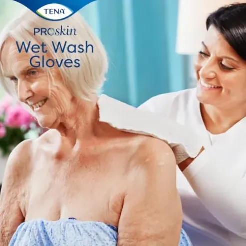 Tena Wet Wash Glove Manopole Pre-umidificate