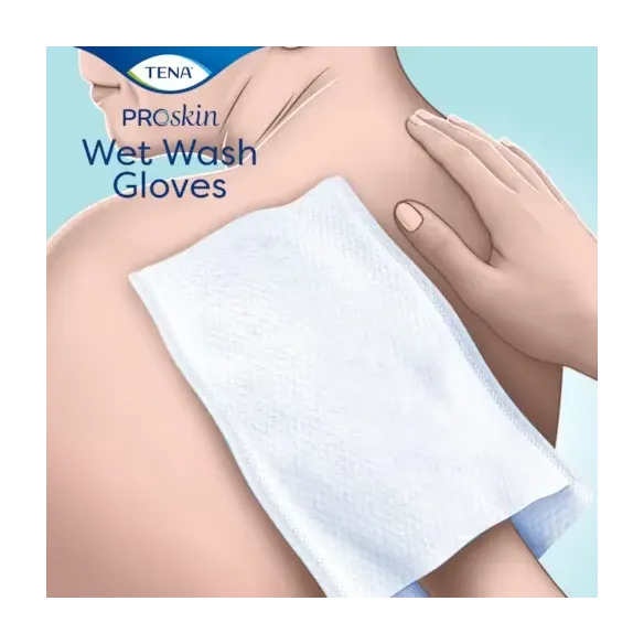 Tena Wet Wash Glove Manopole Pre-umidificate