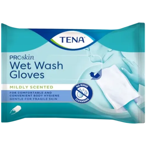 Tena Wet Wash Glove Manopole Pre-umidificate