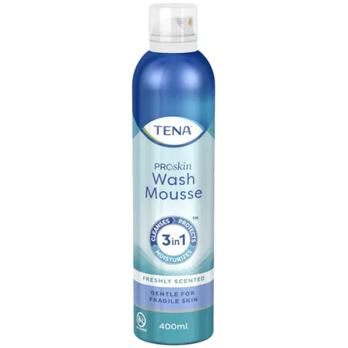 Tena Wash Mousse Deterge Protegge Idrata Spray 3 in 1