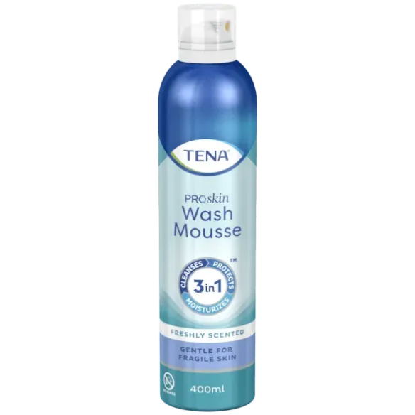 Tena Wash Mousse Deterge Protegge Idrata Spray 3 in 1