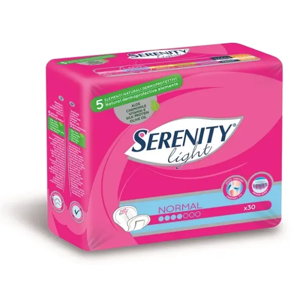 Serenity Light Lady Normal Assorbente Anatomico 30 Pezzi