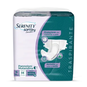 Serenity SoftDRY Maxi Sensitive Pannolone Mutandina Taglia M