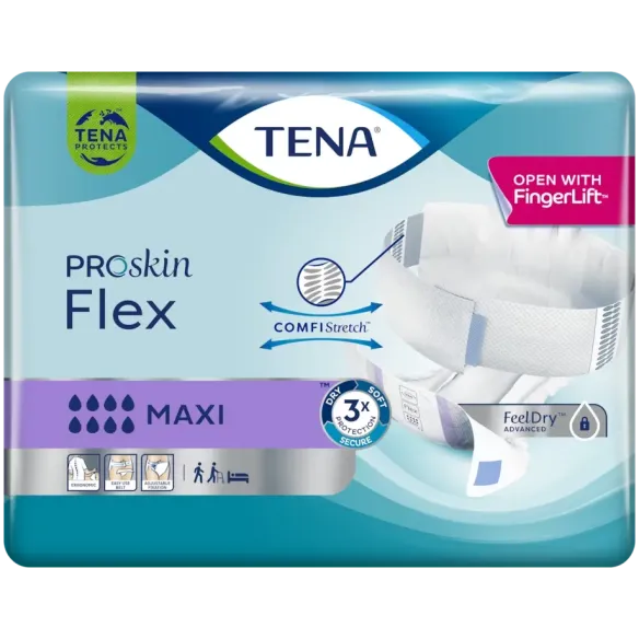 Tena Flex ProSkin Maxi Taglia M Pannolone a Cintura per Incontinenza