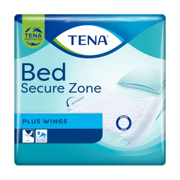TENA Bed Plus Wings: Traversa Assorbente Notturna con Ali