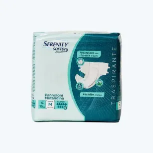 Serenity SoftDRY Super Sensitive Pannolone Mutandina Taglia M