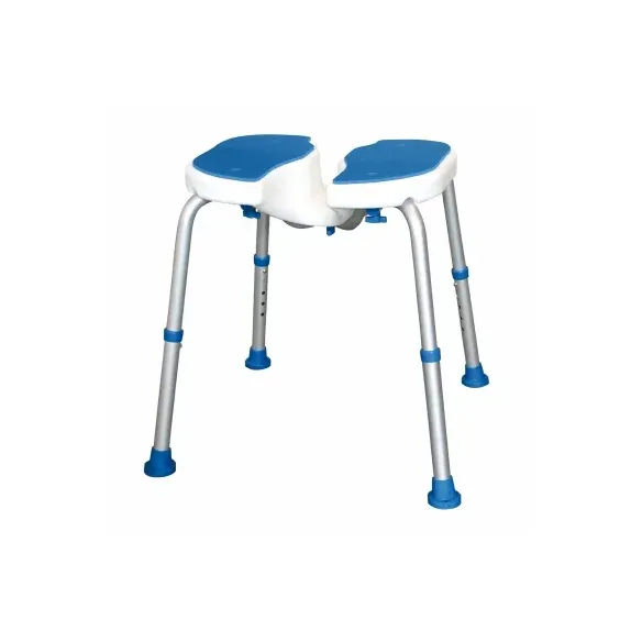 Sgabello per Doccia Regolabile Seduta Ergonomica  - Portata 120 kg