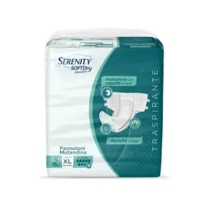 Serenity SoftDRY Super Sensitive Pannolone Mutandina Taglia XL