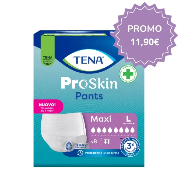 Mutandine TENA ProSkin Pants Taglia L per Incontinenza