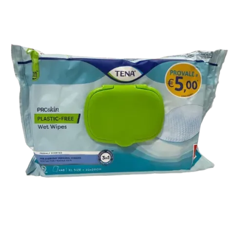 Tena Wet Wipes Salviette Detergenti Umidificata 48pz